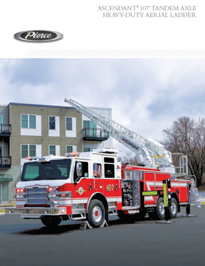Ascendant® 107' Tandem Axle Heavy-Duty Aerial Ladder Ascendant® 107' Tandem Axle Heavy-Duty Aerial Ladder