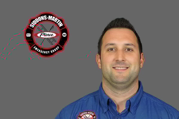 The Pierce fire truck sales representative for Texas.