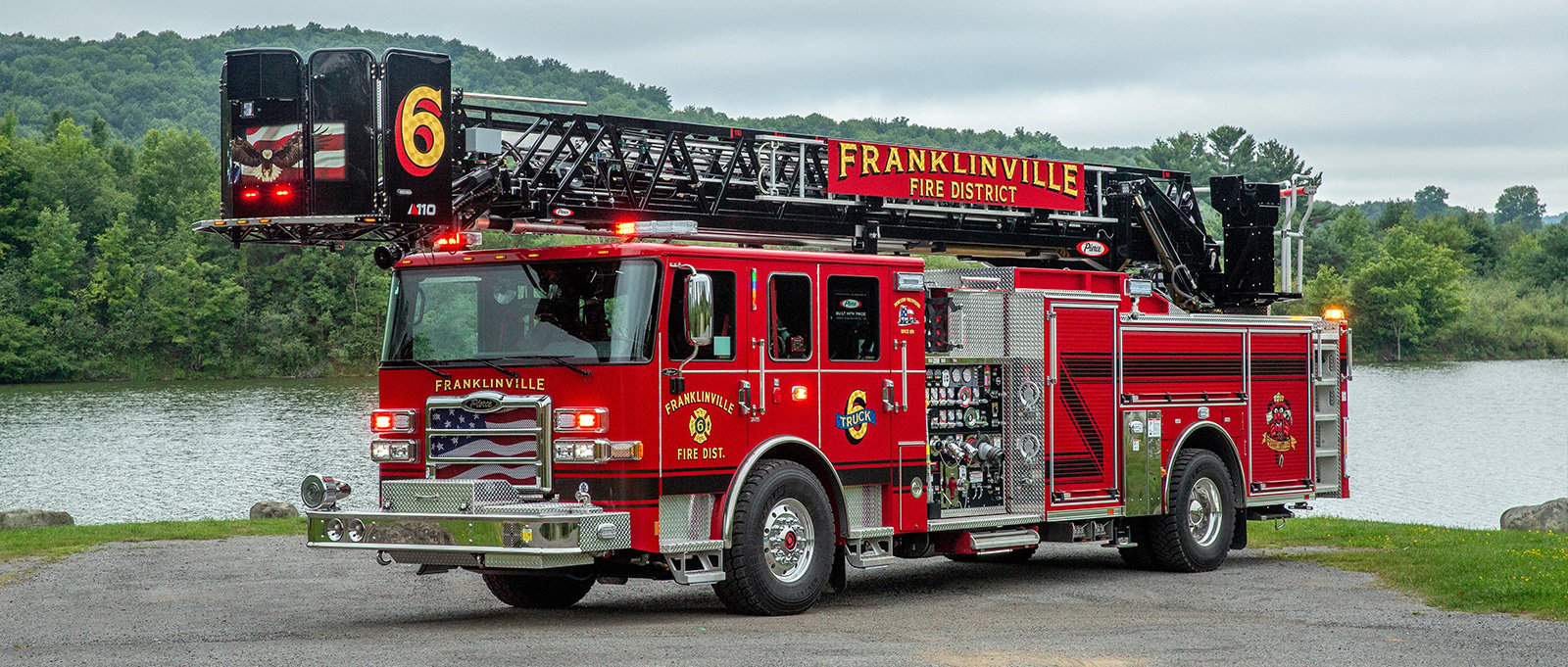 Aerial platform ladder trucks offer a safer workplace and evacuation method during rescue operations.