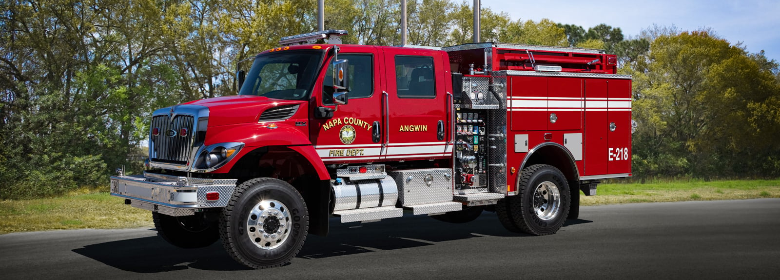 Company Two Fire Platorm Fire Truck