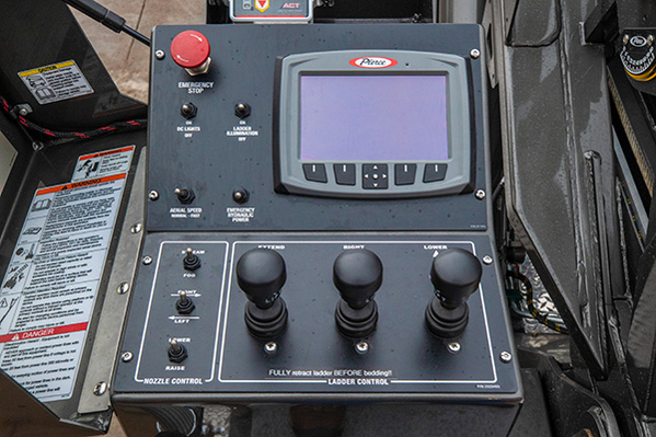 Aerial Platform Fire Truck Controls