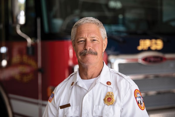 The fire chief of the James Island Public Service District Fire Department in South Carolina.