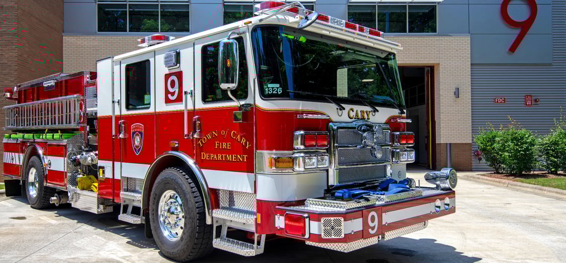 Cary Fire Department in North Carolina has received a new Pierce Volterra electric fire truck