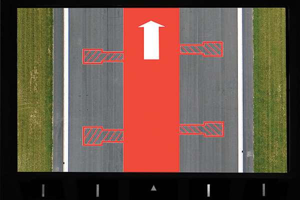 Aerial Stabilizer cameras on the touchscreen Command Zone™ Electrical System.  