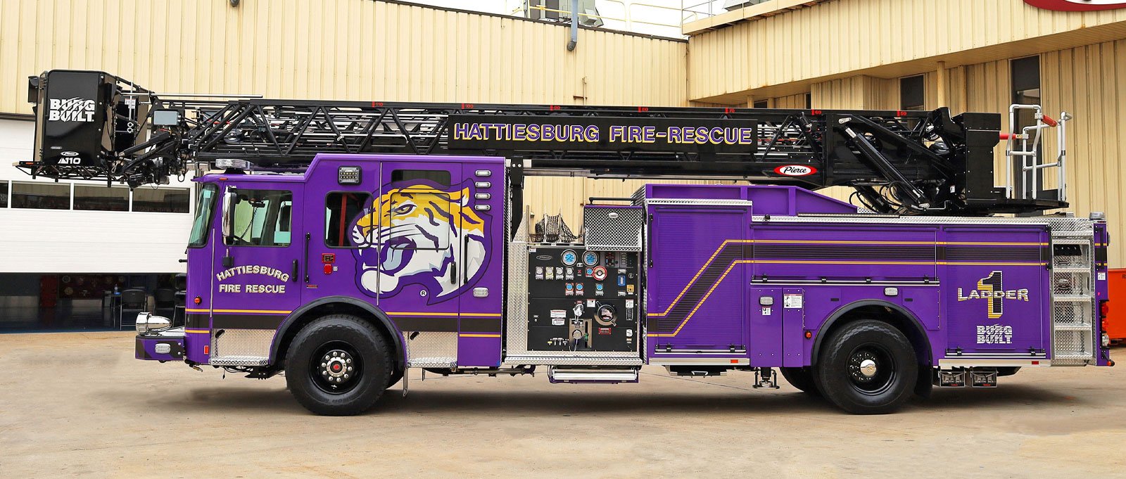 Hattiesburg-purple-fire-truck