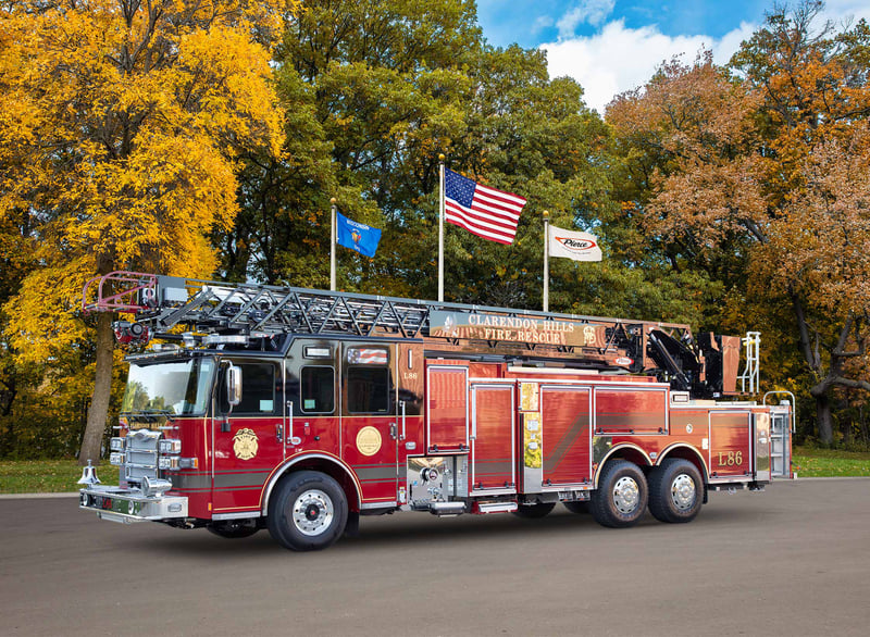 Clarendon Hills Fire Department - Aerial – Aerial | Pierce | Clarendon Hills, Illinois