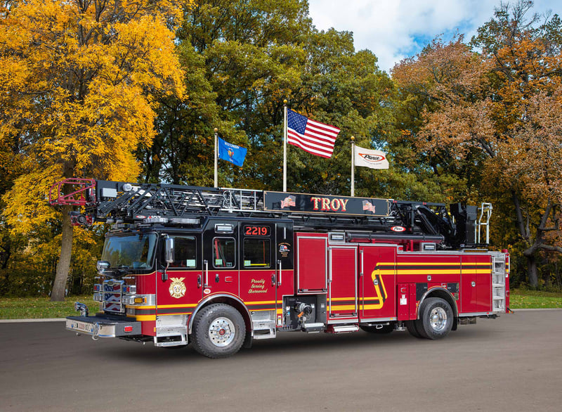 Troy Fire Protection District - Aerial – Aerial | Pierce | Shorewood, Illinois