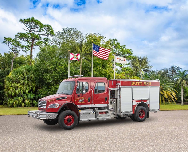 Doty Volunteer Fire Department - Pumper – Pumper | Pierce | Rapid City, South Dakota