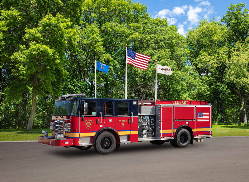 Elkhart Fire Department - Pumper – Pumper | Pierce | Elkhart, Indiana
