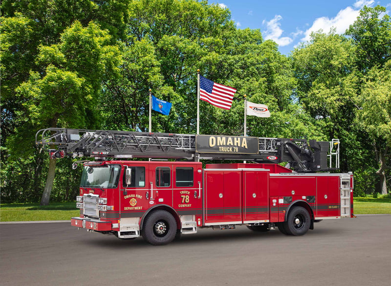 Omaha Fire Department - Aerial – Aerial | Pierce | Omaha, Nebraska