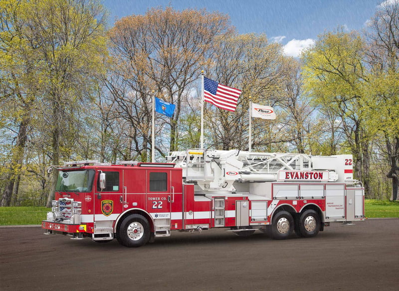 Evanston Fire Department - Aerial – Aerial | Pierce | Evanston, Illinois