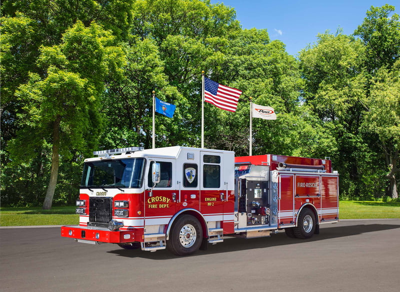 Crosby Fire Department - Pumper – Pumper | Pierce | Apple Valley, Minnesota