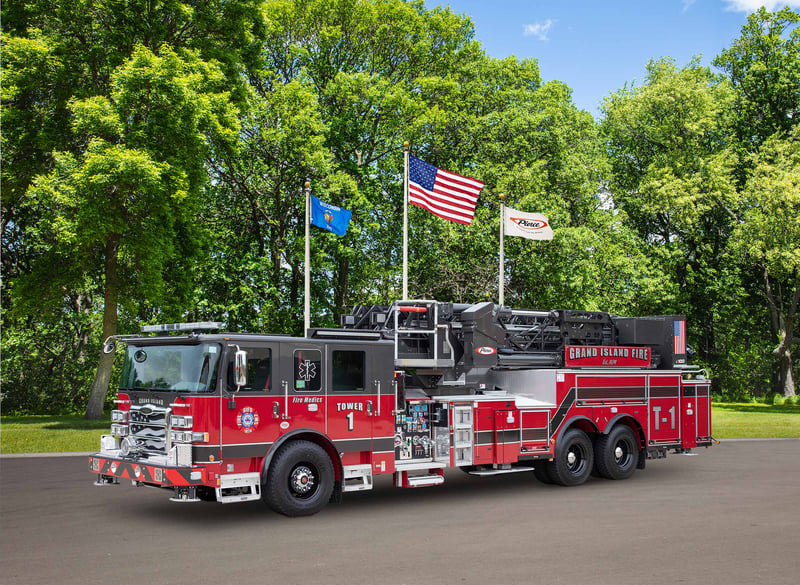 Grand Island Fire Department - Aerial – Aerial | Pierce | Grand Island, Nebraska