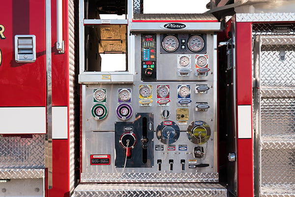 Build My Pierce Pump House on a custom-built Pierce Fire Truck.