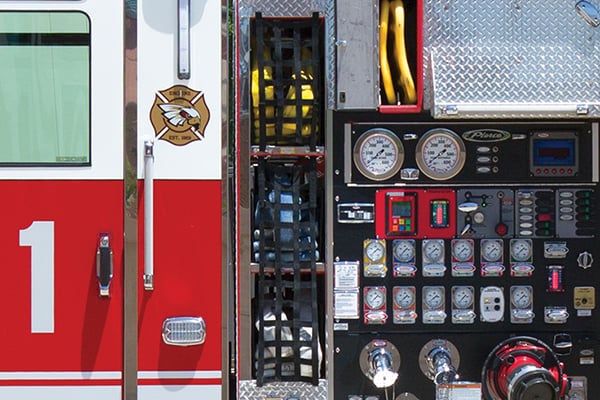 Build My Pierce Speedlays for a custom-built Pierce Fire Truck.