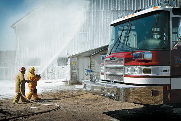 Pierce Husky Fire Truck Foam System