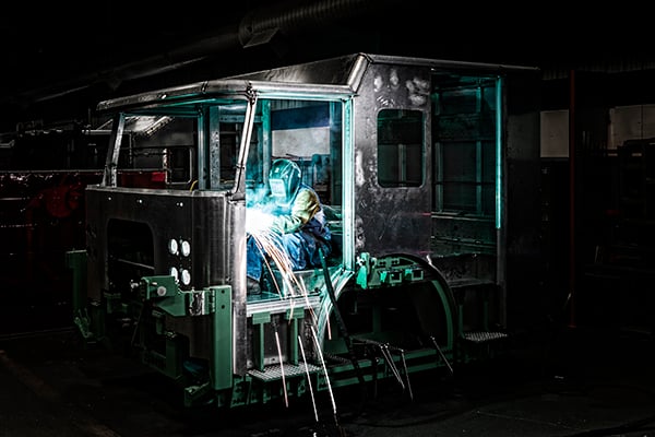 Inner workings of a Pierce Fire Truck with ISO certifications.