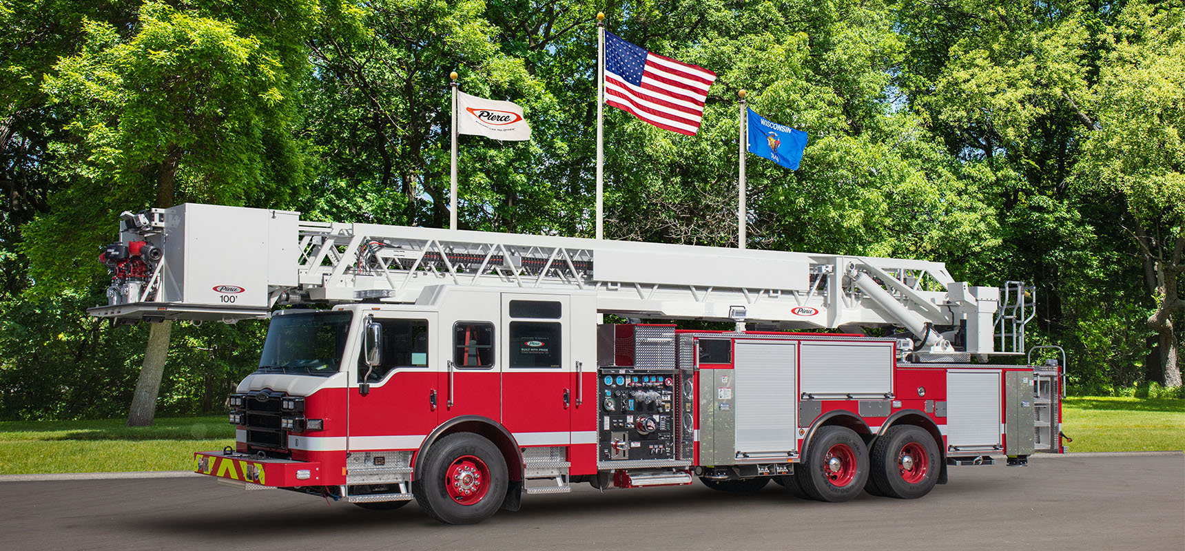 Cleveland Ohio Fire Department takes delivery of Pierce 100' Aerial Platform