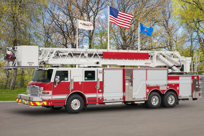 Rochester Minnesota Pierce Velocity Aerial Platform with Idle Reduction Technology