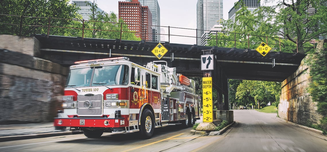 Pierce secured an order for five Acendant 100' Heavy-Duty Aerial Towers from City of Montreal Fire Department