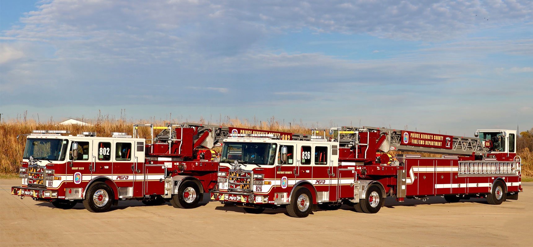Prince George's County has ordered new Pierce fire apparatus