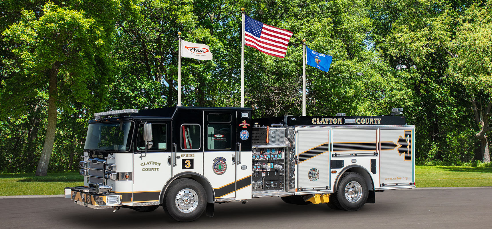Pierce Secures Order for Eight Custom Pumpers from Clayton County Fire