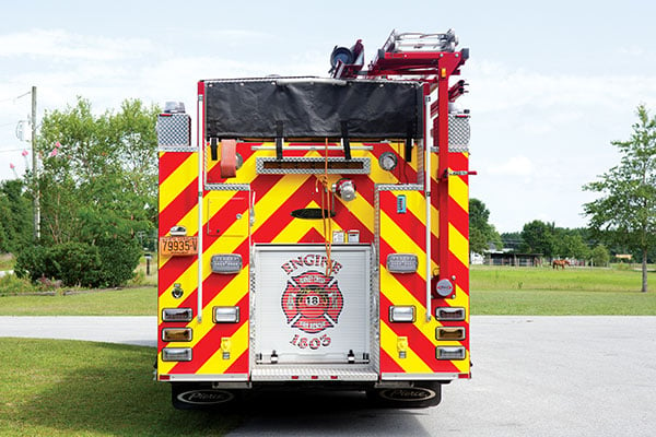 Pierce Rear Hose Bed Custom Rescue Pumper Fire Truck