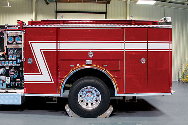 Pierce Rescue Fire Truck Lap Doors 