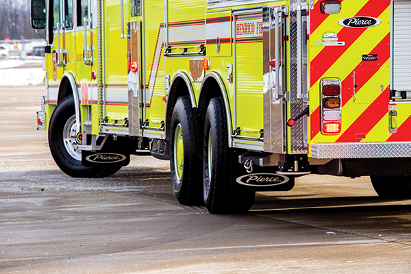 Pierce Fire Truck Safety Systems TAK-4 Independent Suspension