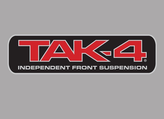 Pierce Manufacturing TAK-4 Independent Front Suspension logo. 