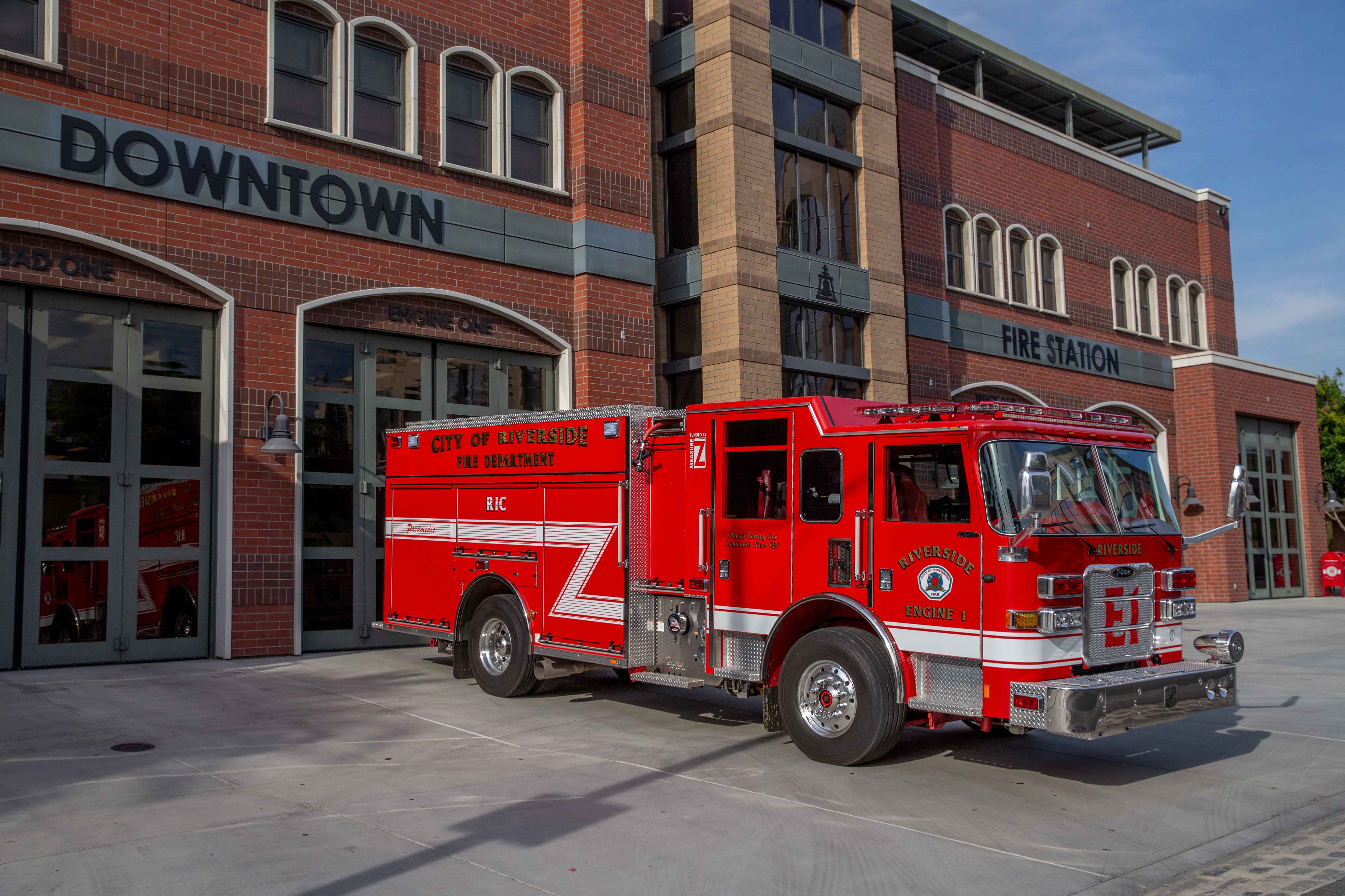 City of Riverside Fire Department PUC Pumper 