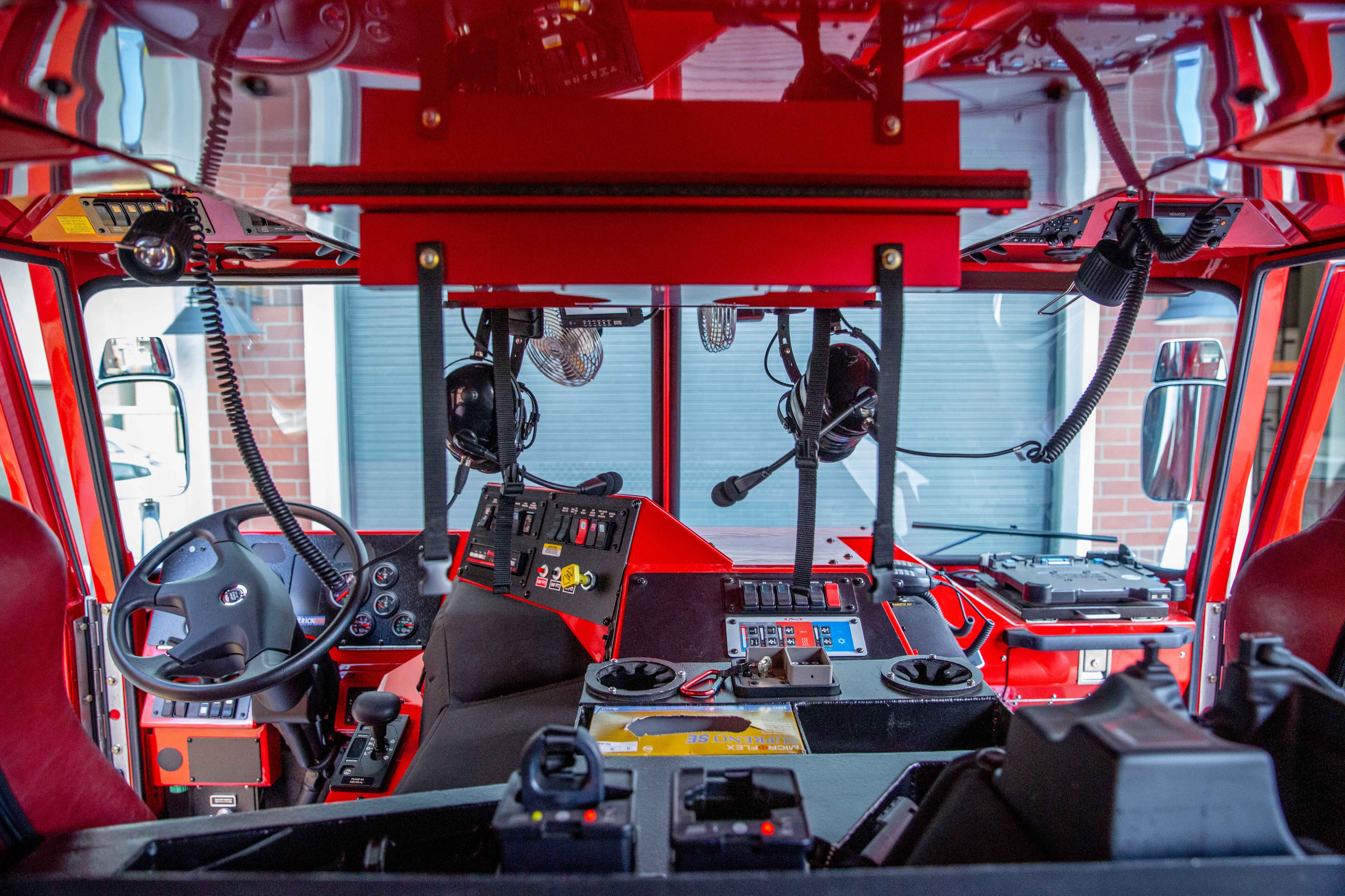 City of Riverside Fire Department PUC Pumper Interior