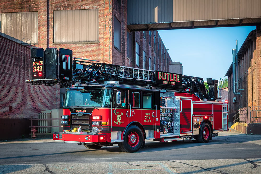 Enforcer Ascendant 110' Heavy-Duty Aerial Platform - Single Rear Axle Fire Truck