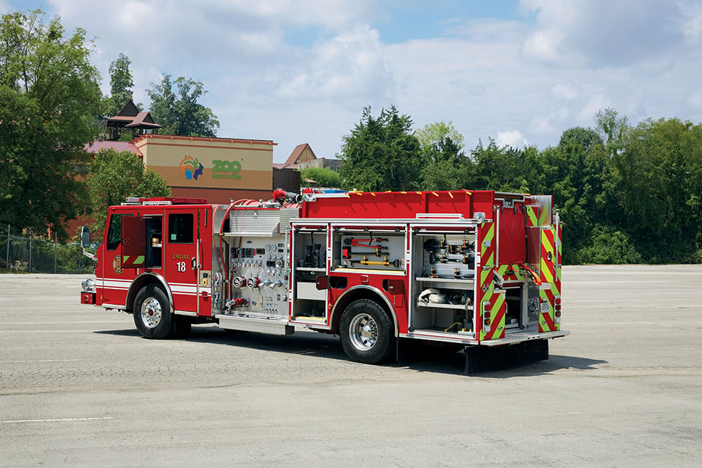 Velocity Pumper Fire Truck Compartmentation