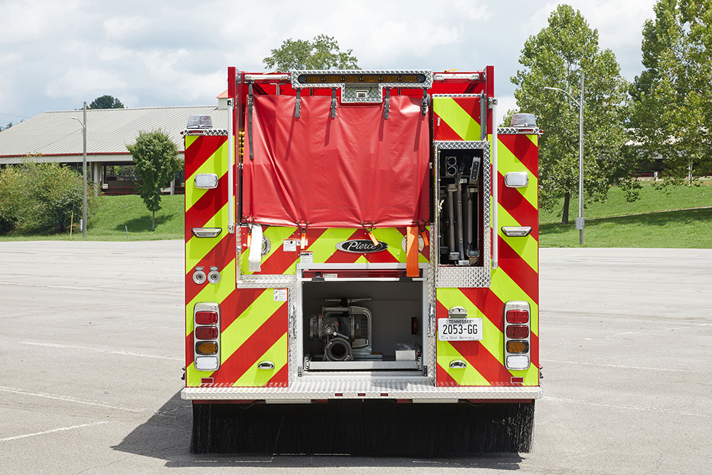 Velocity Pumper Fire Truck Rear 