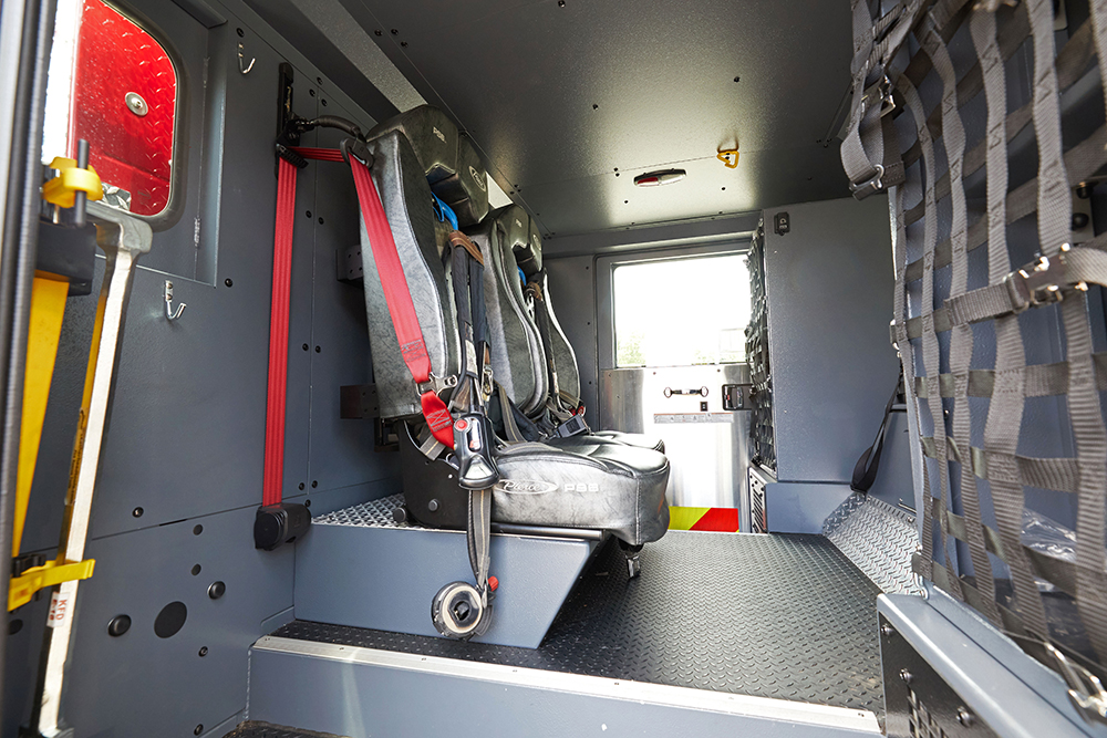 Velocity Pumper Fire Truck Interior 