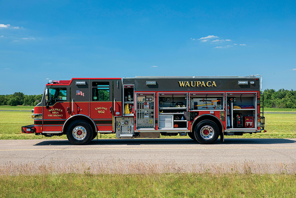 Impel PUC Pumper Fire Truck Drivers Side Compartmentation