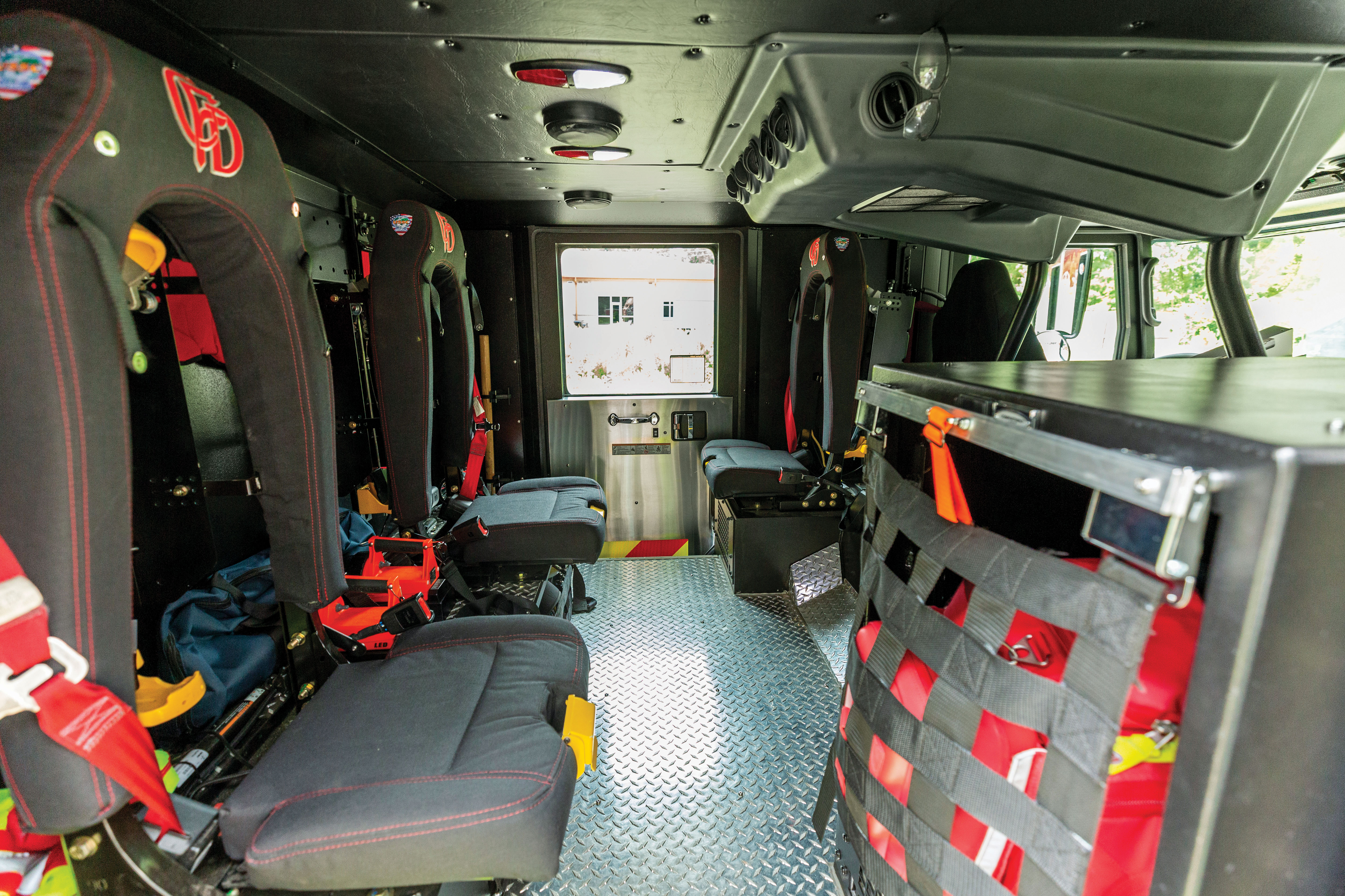 Enforcer Custom Fire Truck Chassis Interior
