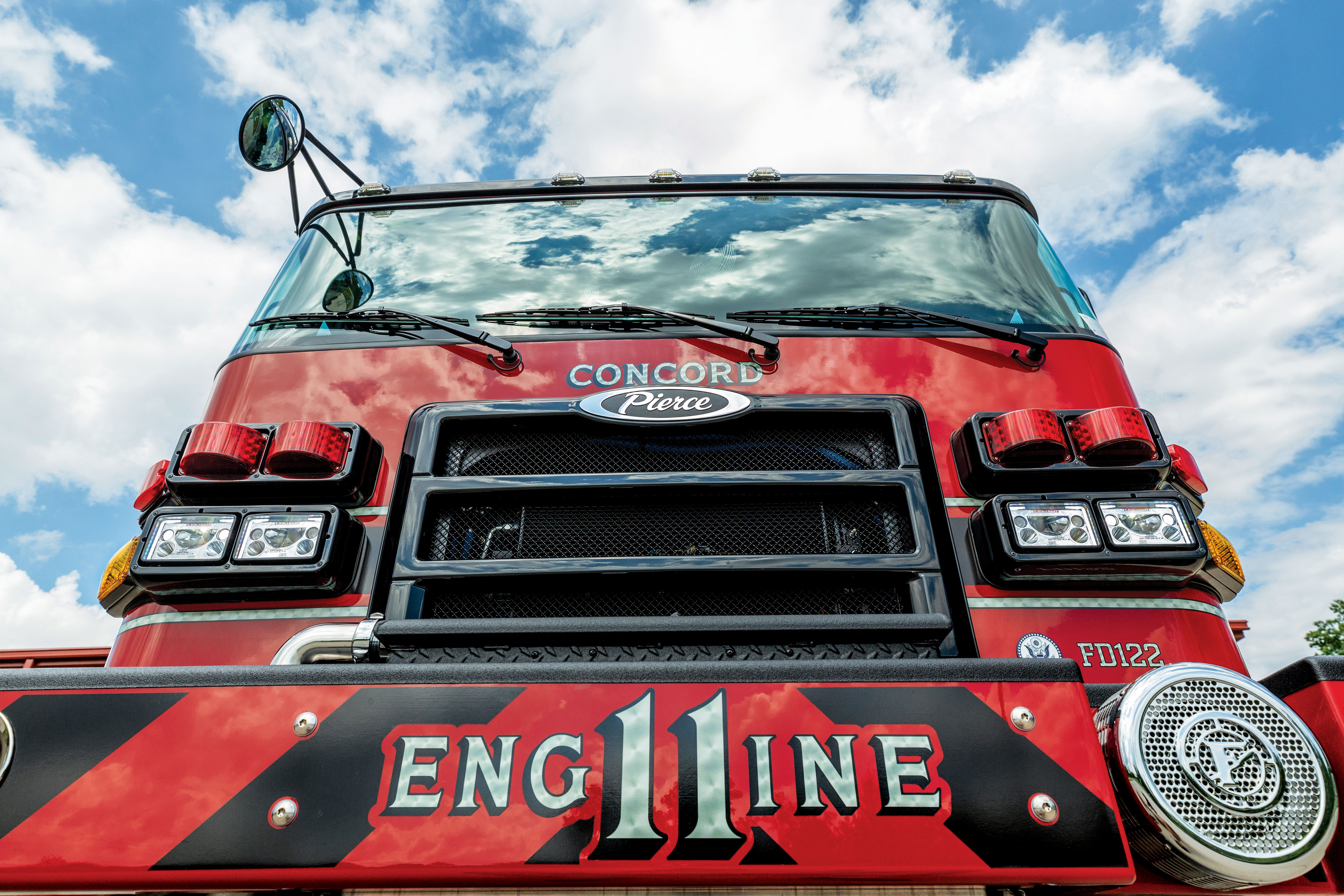 Enforcer Custom Chassis Fire Truck Pumper Grille