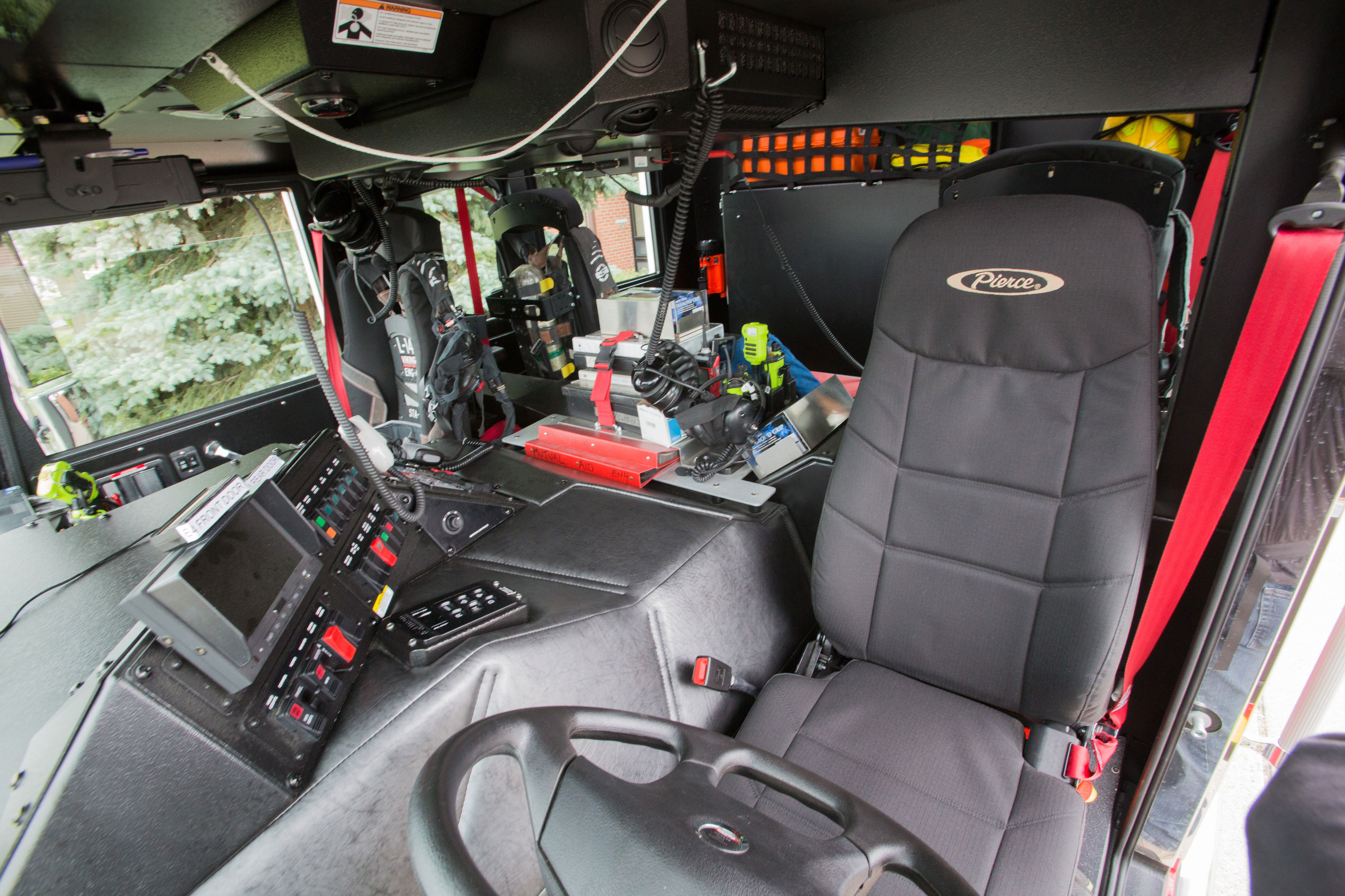Pierce Arrow XT Custom Fire Truck Chassis Drivers Side