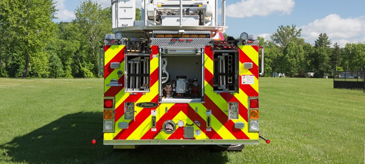 Malta and McConnelsville Fire Department Enforcer Ascendant Ladder Rear Storage