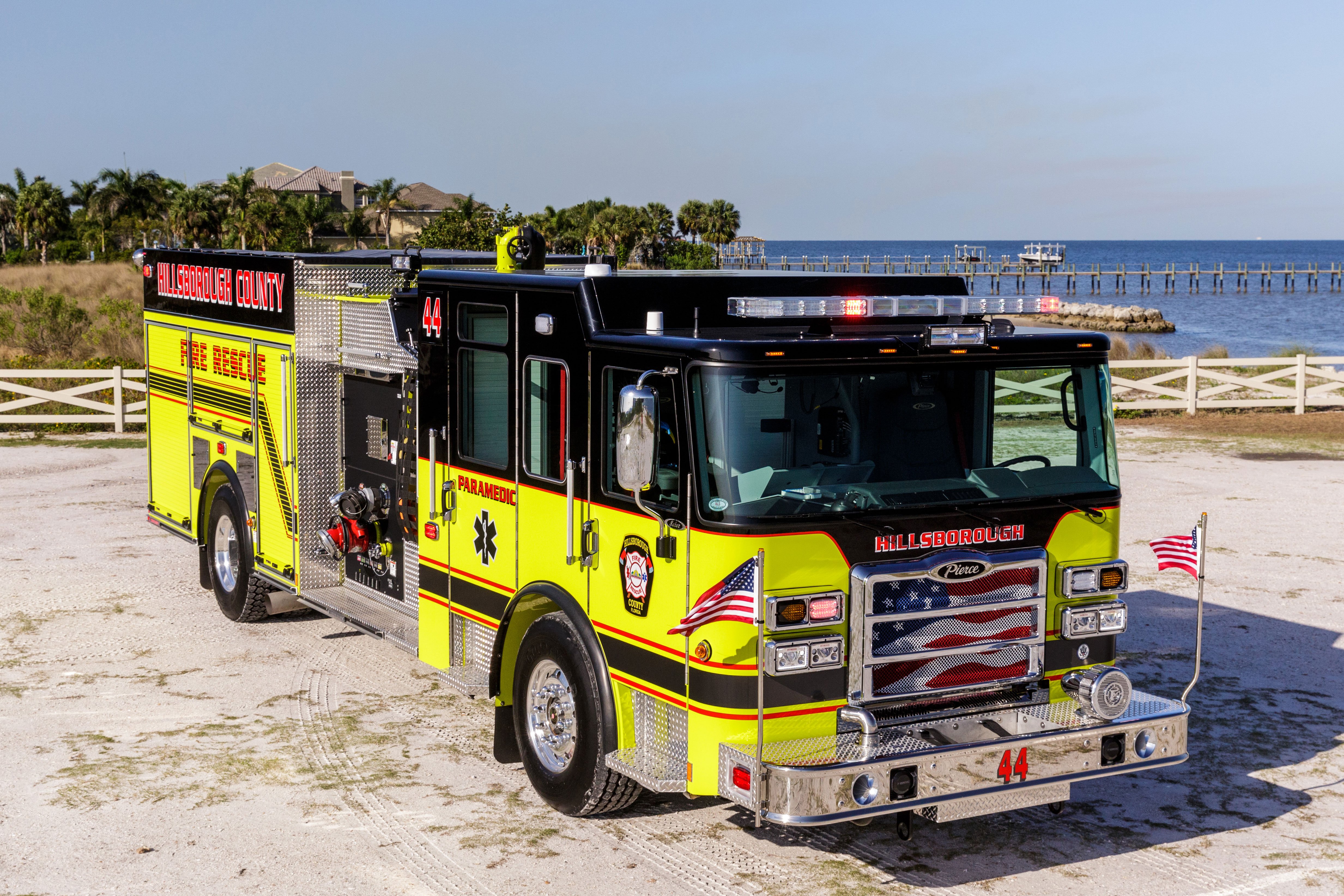 Hillsborough County Fire Rescue Saber Pumper Passenger Side