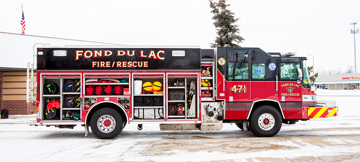 Fon Du Lac Fire Rescue Quantum PUC Pumper PS Compartments