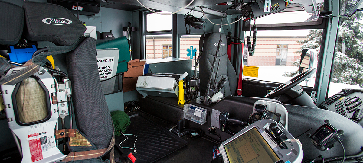 Fon Du Lac Fire Rescue Quantum PUC Pumper Cab Front