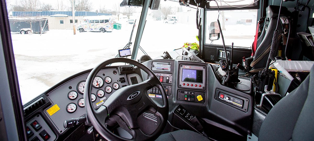 Fon Du Lac Fire Rescue Quantum PUC Pumper Cab Front 