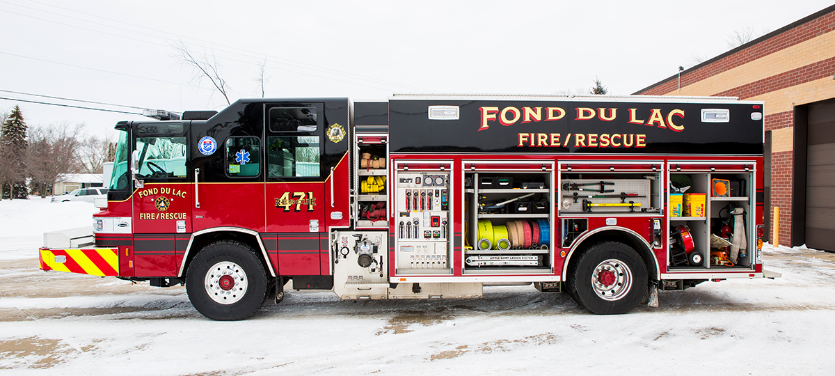 Fon Du Lac Fire Rescue Quantum PUC Pumper DS Compartments