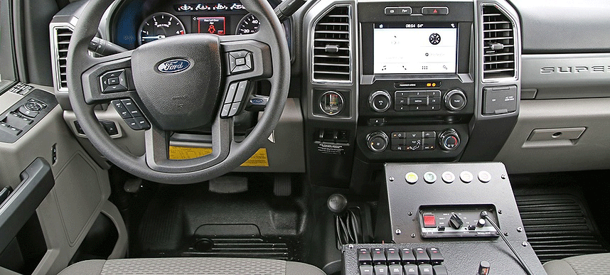 Pierce Ford Commercial Chassis - Interior
