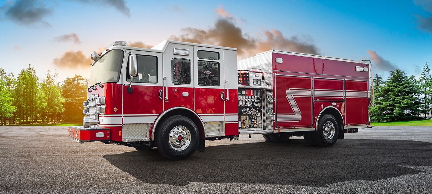 Heavy-Duty Rescue Pumper Pierce Fire Truck