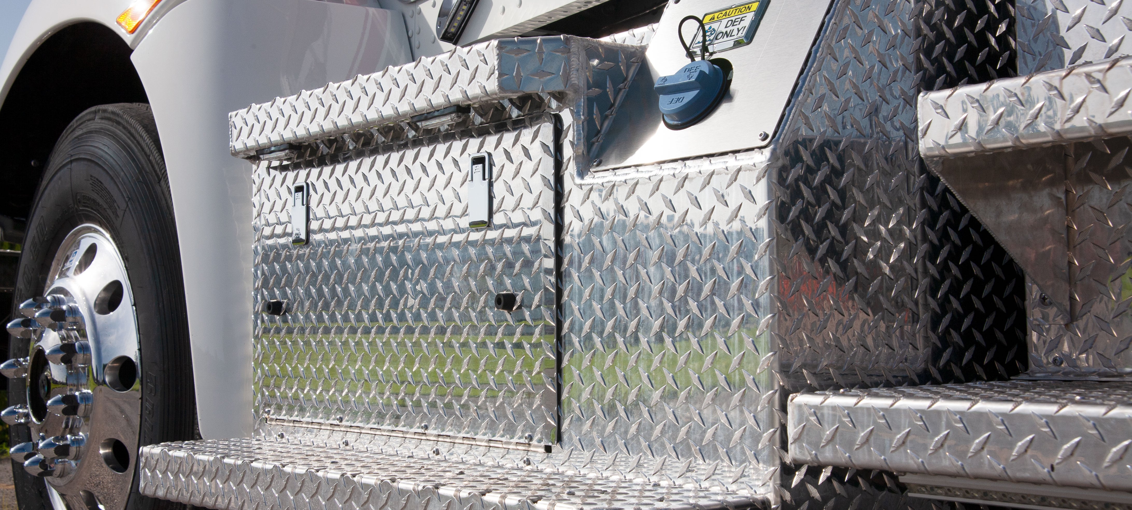 Pierce Kenworth Commercial Fire Truck Chassis Rear Fuel Tank