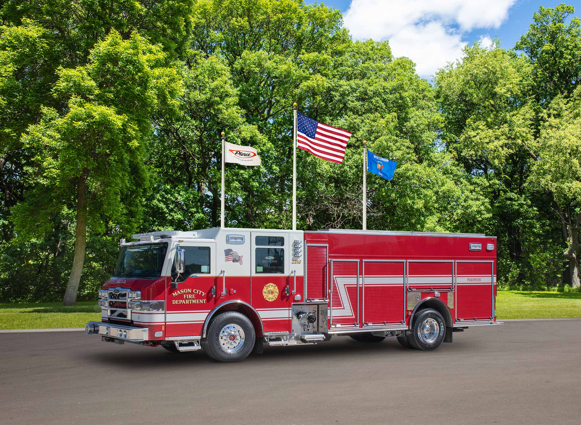 Mason City Iowa Fire Department - Pumper